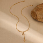 Waterproof Stainless Steel Custom Necklace for Women - 图片 3