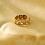 Stainless Steel Jewelry Wholesale Trendy Joker Open Ring - 图片 2