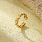 Stainless Steel Jewelry Wholesale Trendy Joker Open Ring - 图片 3