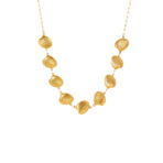 Shells Scallops Starfish Heart Conch Pendant Stainless Steel Necklace Set - 图片 5