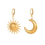 18K Gold Plated Stainless Steel Jewelry Earrings for Women - 图片 5