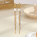 18k Gold Plated Stainless Steel Earrings for Women Party Jewelry - 图片 4