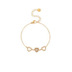 18K PVD Stainless Steel with Zircon Blingbling Party Charms Bracelets Women - 图片 5