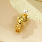 hell Star Flower Hair Clips Pins for Women Stainless Steel - 图片 3