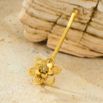 hell Star Flower Hair Clips Pins for Women Stainless Steel - 图片 4