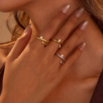 Stainless Steel Finger Ring Trendy Party Jewelry