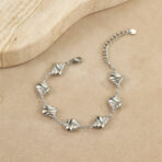 Stainless Steel Hollow Shell Bracelet Ocean Style - 图片 4