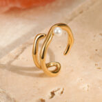 Stainless Steel Finger Ring Trendy Party Jewelry - 图片 4