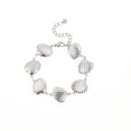 Stainless Steel Hollow Shell Bracelet Ocean Style - 图片 5