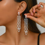 High-end Earrings Fashionable Tassel Niche Light Luxury Earring